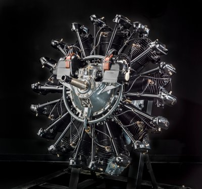 Silnik Wright Whirlwind R-790-A J-5 Radial 9, lata 20. XX wieku. autorstwa Wright Aeronautical