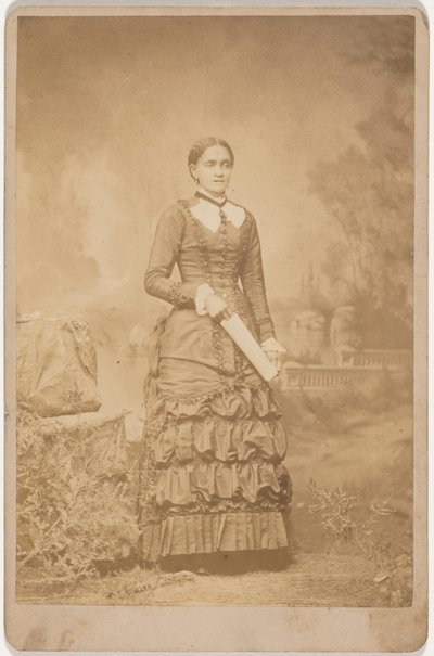 Portret kobiety, ok. 1900 (zdjęcie) autorstwa Wright & Cornwell