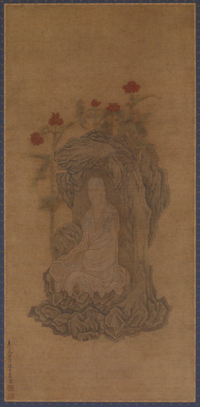 Guanyin w białej szacie autorstwa Wu Bin
