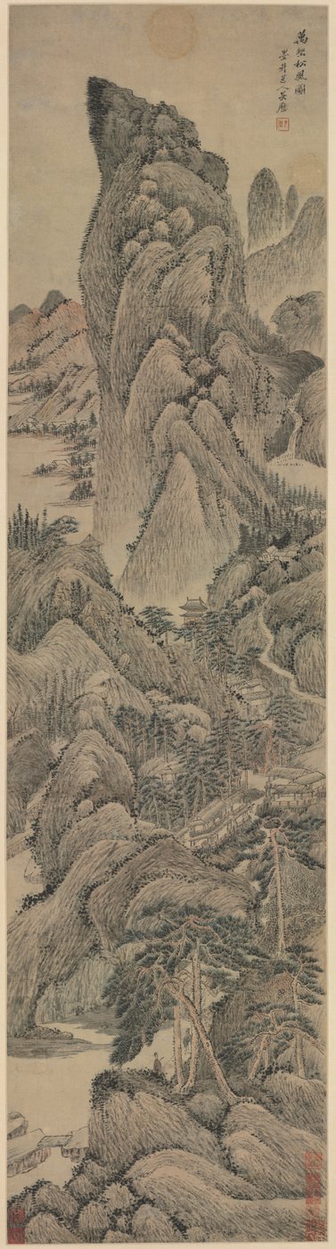 Wiatr sosnowy z niezliczonych wiosek, 1644-1912. autorstwa Wu Li