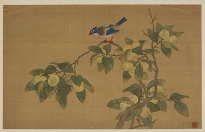 Ptak i owoce autorstwa Wu Zhang