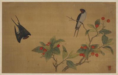 Ptaki i owoce autorstwa Wu Zhang