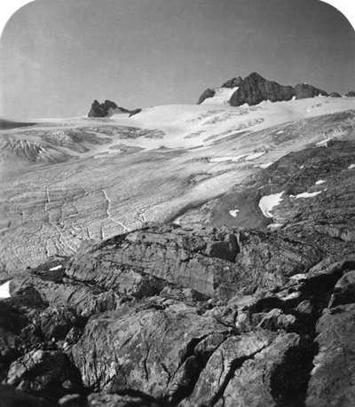 Wysoki Dachstein, Salzkammergut, Austria, ok. 1900. autorstwa Wurthle and Sons