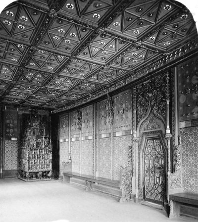 Komnata Książąt, Twierdza Salzburg, Austria, ok. 1900 autorstwa Wurthle and Sons
