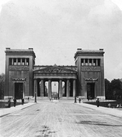 Propylaen, Monachium, Niemcy, ok. 1900 autorstwa Wurthle and Sons