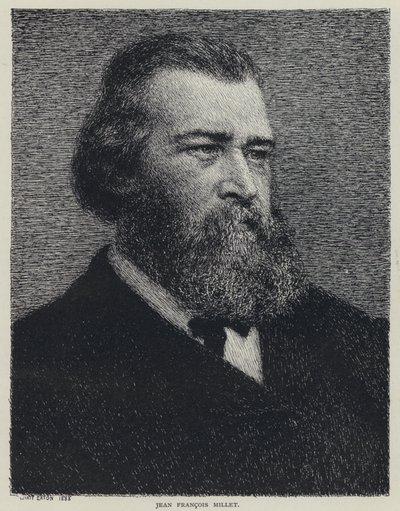 Jean Francois Millet , francuski malarz (lito) autorstwa Wyatt Eaton