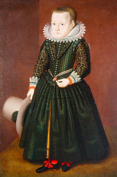Portret młodego chłopca (olej na płótnie) autorstwa Wybrand Simonsz. de Geest