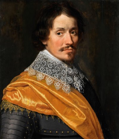 Portret oficera autorstwa Wybrand de Geest (I)