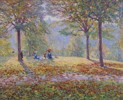 Piknik (olej na płótnie) autorstwa Wynford Dewhurst