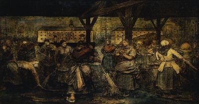 Zamiatacze; zamiatarki, autorstwa Xavier Mellery