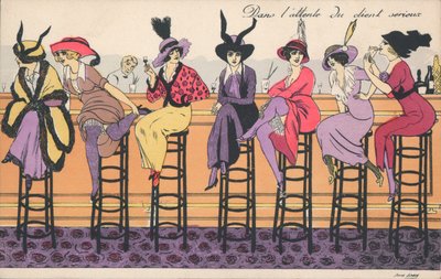 Oczekiwanie na poważnego klienta (druk kolorowy) autorstwa Xavier Sager