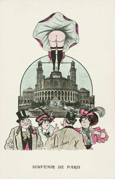 Pamiątka z Paryża (kolor lito) autorstwa Xavier Sager