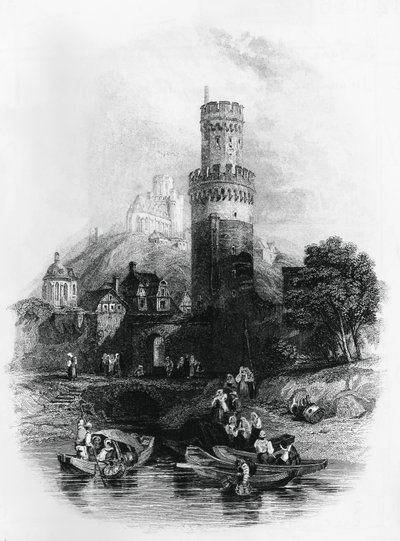 Ilustracja do Trędowatego z Aosty, powieść Xaviera De Maistre (1763-1852), rycina autorstwa Xavier de Maistre
