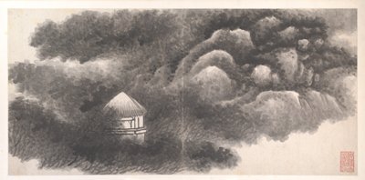 Pejzaże z dwunastu miesięcy, ok. 1685 (album z dwunastoma liśćmi malarskimi; tusz na papierze) autorstwa Xian Gong