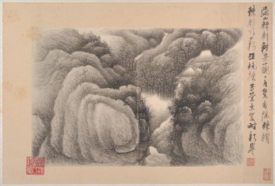 Krajobrazy z wierszami autorstwa Xian Gong