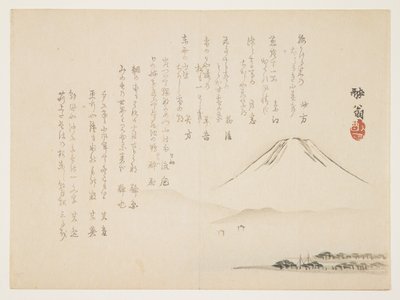 (Góra Fudżi), ok. 1930 r. 1861-1863 autorstwa Yabu Chosui