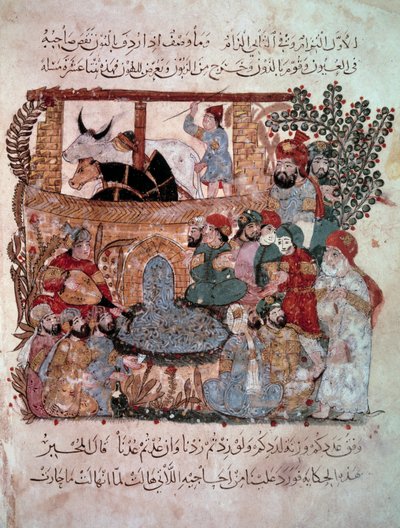 Wędrujący Nawigator Abu Zajd (Abu Zajd, Abu Zajd) Wędrujący Nawigator Abu Zajd (Abu Zajd, Abu Zajd) oświecony przez Yahyę Mahmuda al-Wasiti (al-Wasiti) w 1237 r., autorstwa Yahya ibn Mahmud Al Wasiti