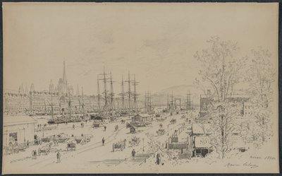 Port w Rouen autorstwa Yang Ki hun (Seuk Eun) (Korean