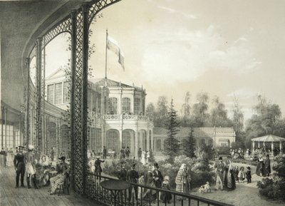 Dworzec kolejowy w Pawłowsku, 1840-1850 autorstwa Yegor Yegorovich Meier