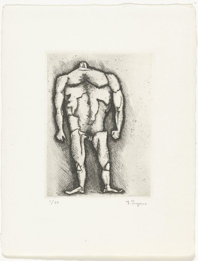Silny mężczyzna autorstwa Yo Sugano (signed by artist)