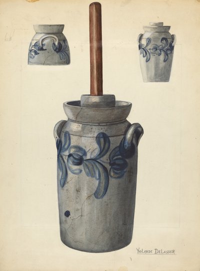 Masło masło, c. 1936. autorstwa Yolande Delasser