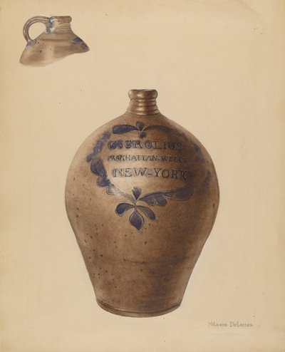Dzbanek, ok. 1936. autorstwa Yolande Delasser