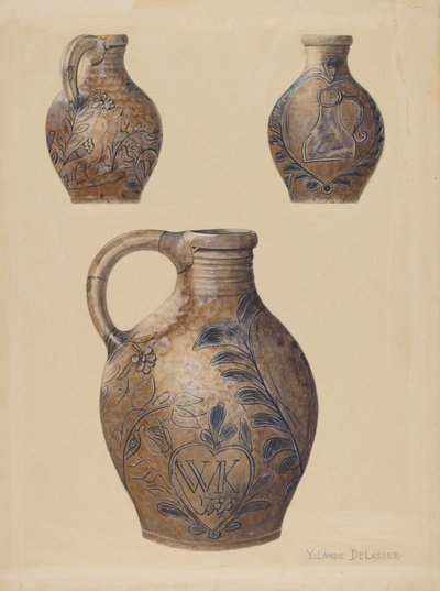 Dzbanek, ok. 1938. autorstwa Yolande Delasser