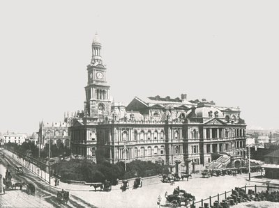 Nowy Ratusz, Sydney, Australia, 1895. autorstwa York and Son