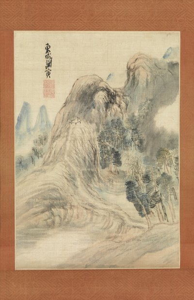Jesienny krajobraz, ca. 1780. autorstwa Yosa Buson