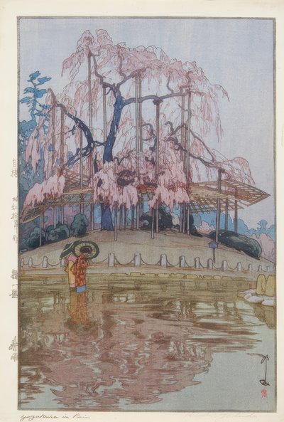 Wiosenny deszcz autorstwa Yoshida Hiroshi