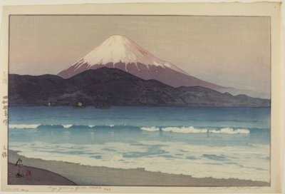 Fujiyama z Miho autorstwa Yoshida Hiroshi