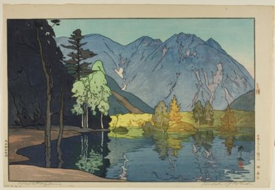 Góra Hodaka (Hodakayama) autorstwa Yoshida Hiroshi