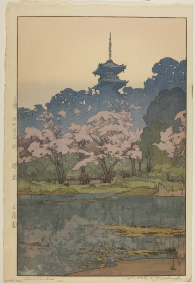 Sankeien autorstwa Yoshida Hiroshi