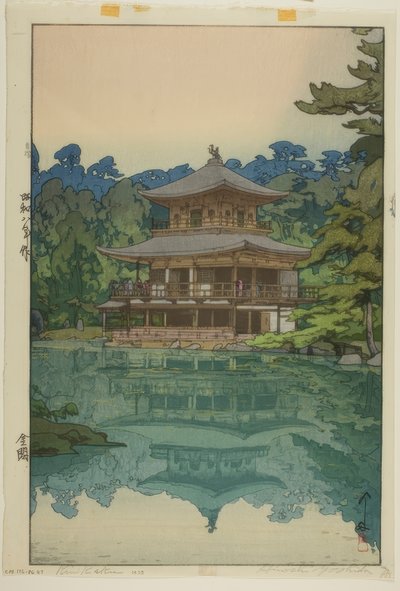 Złoty Pawilon (Kinkaku) autorstwa Yoshida Hiroshi