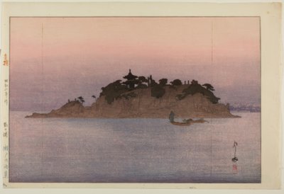 Tomonoura autorstwa Yoshida Hiroshi