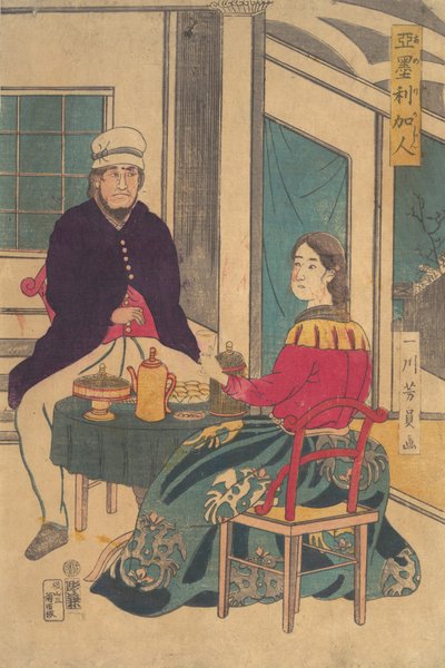 Amerykanin, 1862. autorstwa Yoshikazu