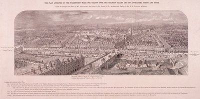 Wiadukt Holborn, Londyn, c1865 autorstwa Young