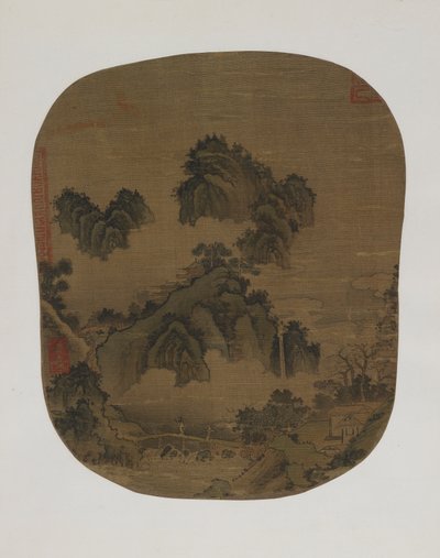 Górski krajobraz autorstwa Yuan Dynasty Chinese School