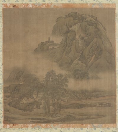 Piknik nad brzegiem rzeki, dynastia Qing, XVIII wiek. autorstwa Yuan Jiang