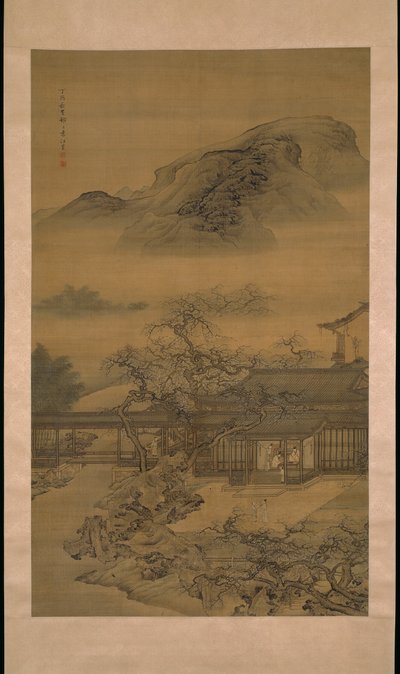 Nadejście wiosny w pałacu Han 漢宮春曉圖 autorstwa Yuan Jiang