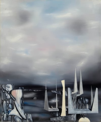 Przebijanie gwiazd autorstwa Yves Tanguy