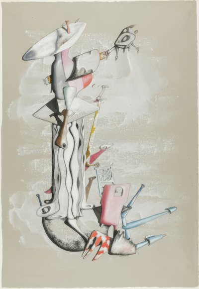 Pływająca trawa autorstwa Yves Tanguy