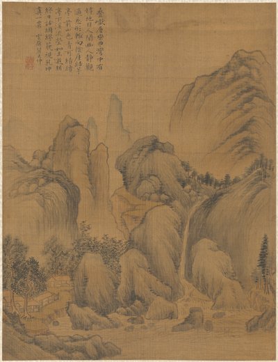 Krajobraz, 1775. autorstwa Zhai Dakun