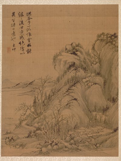 Krajobraz w stylu Ching Hao autorstwa Zhai Dakun