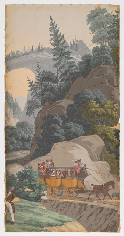 Malownicza Ameryka autorstwa Zuber and Cie, Rixheim, Alsace