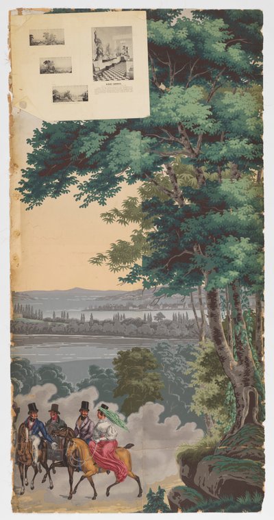 Malownicza Ameryka autorstwa Zuber and Cie, Rixheim, Alsace