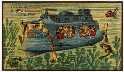 Autobus podwodny, ok. 1910 autorstwa . .