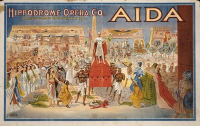 Aida, ok. 1908 (litografia kolorowa) autorstwa . .