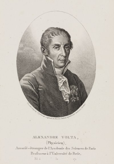 Alessandro Volta, włoski fizyk i wynalazca, ok. 1800 autorstwa Frederick (attr. to) Barnard