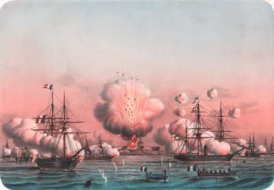 Flota aliancka bombardująca Arabat, 25 maja autorstwa William Walcutt